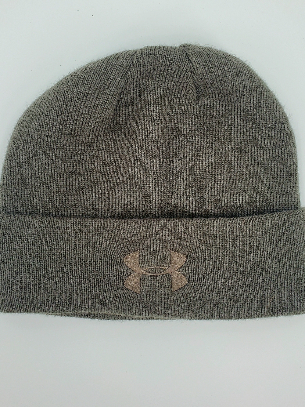 Under Armour Mens Tactical Halftime Olive Taupe Knit Cuffed Beanie